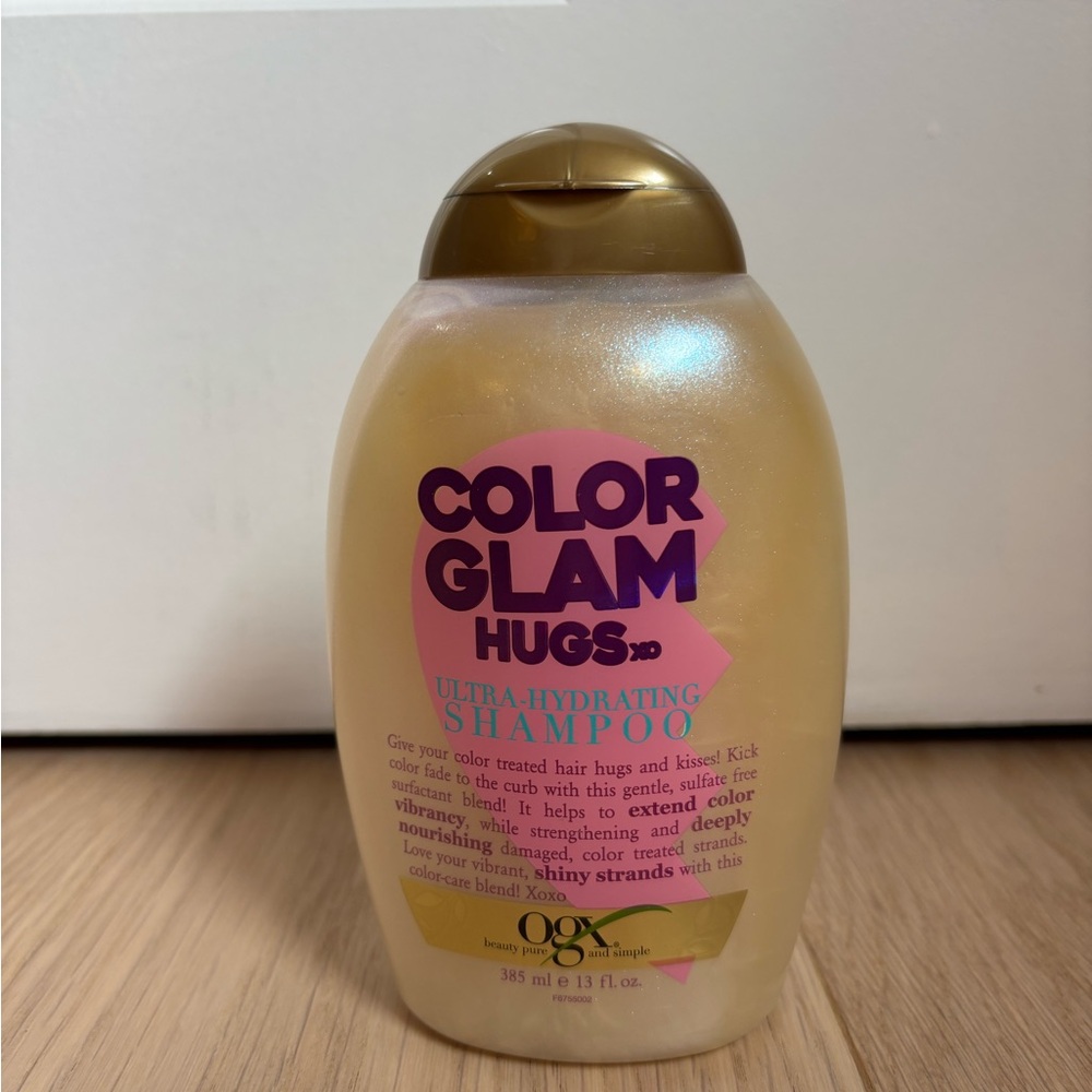 OGX Color Glam Hugs Ultra-Hydrating Shampoo 13 Fl Oz